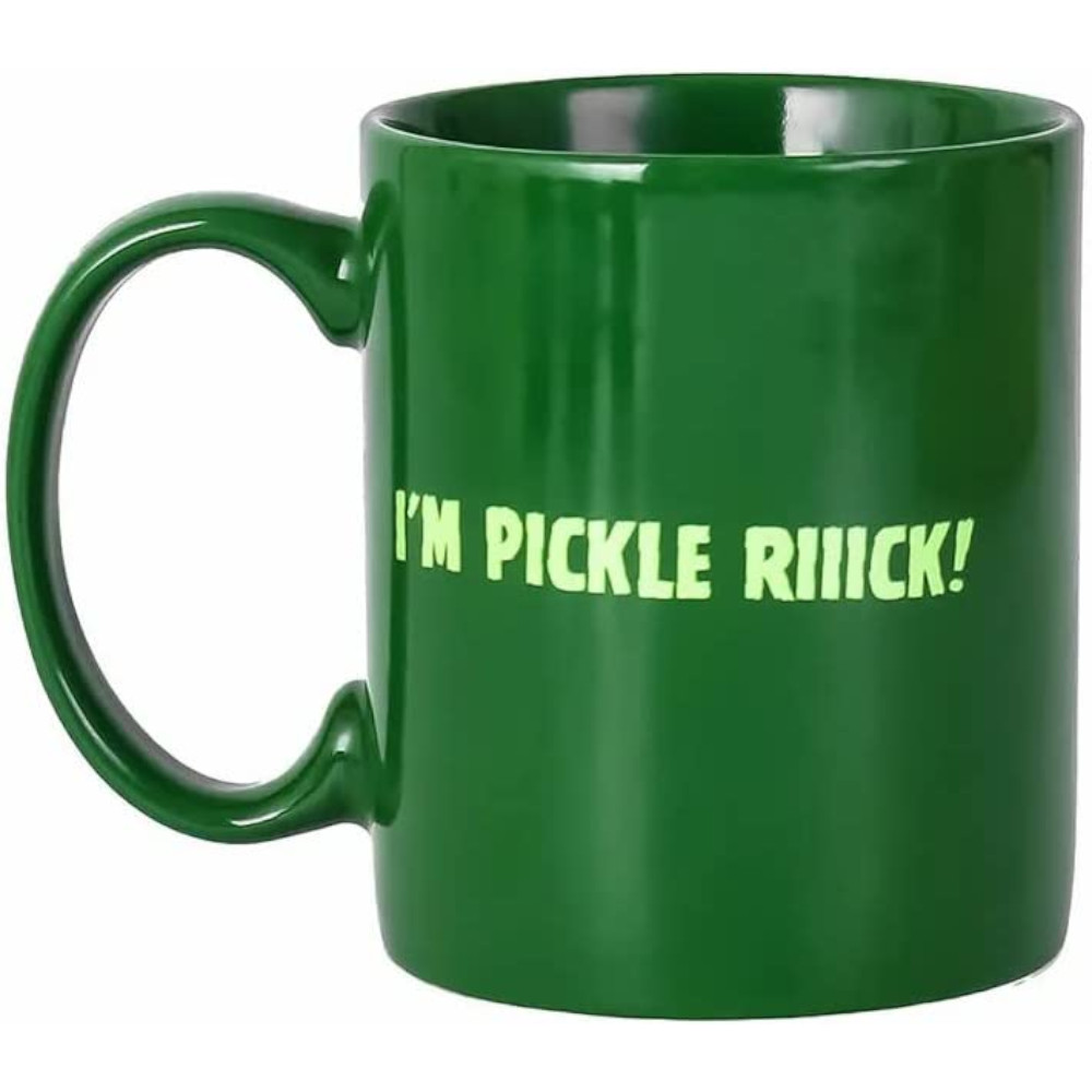 Foto 3 pulgar | Taza Geek Industry MUG-RYM-06 color Verde 330 ml - Rick Pepinillo