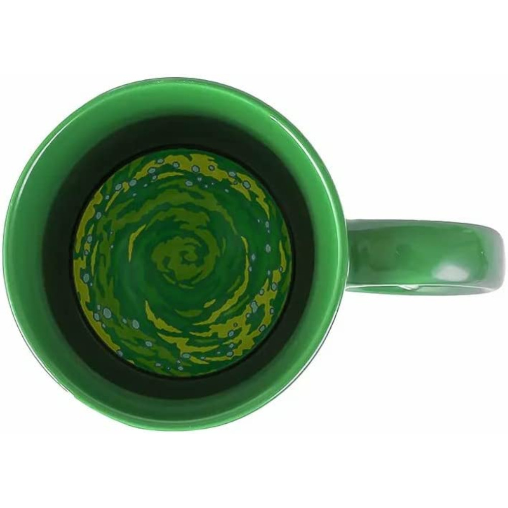 Foto 4 pulgar | Taza Geek Industry MUG-RYM-06 color Verde 330 ml - Rick Pepinillo