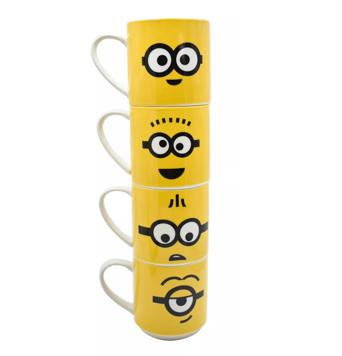 Foto 2 pulgar | Juego de 4 Tazas Belug Minions 330 ml color Amarillo