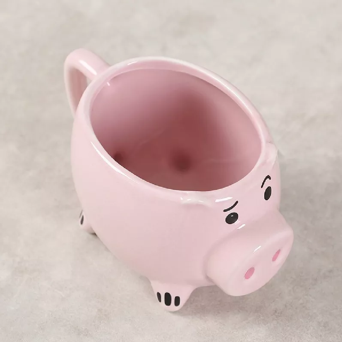 Foto 4 pulgar | Taza Belug Cerdito color Rosa 400 ml