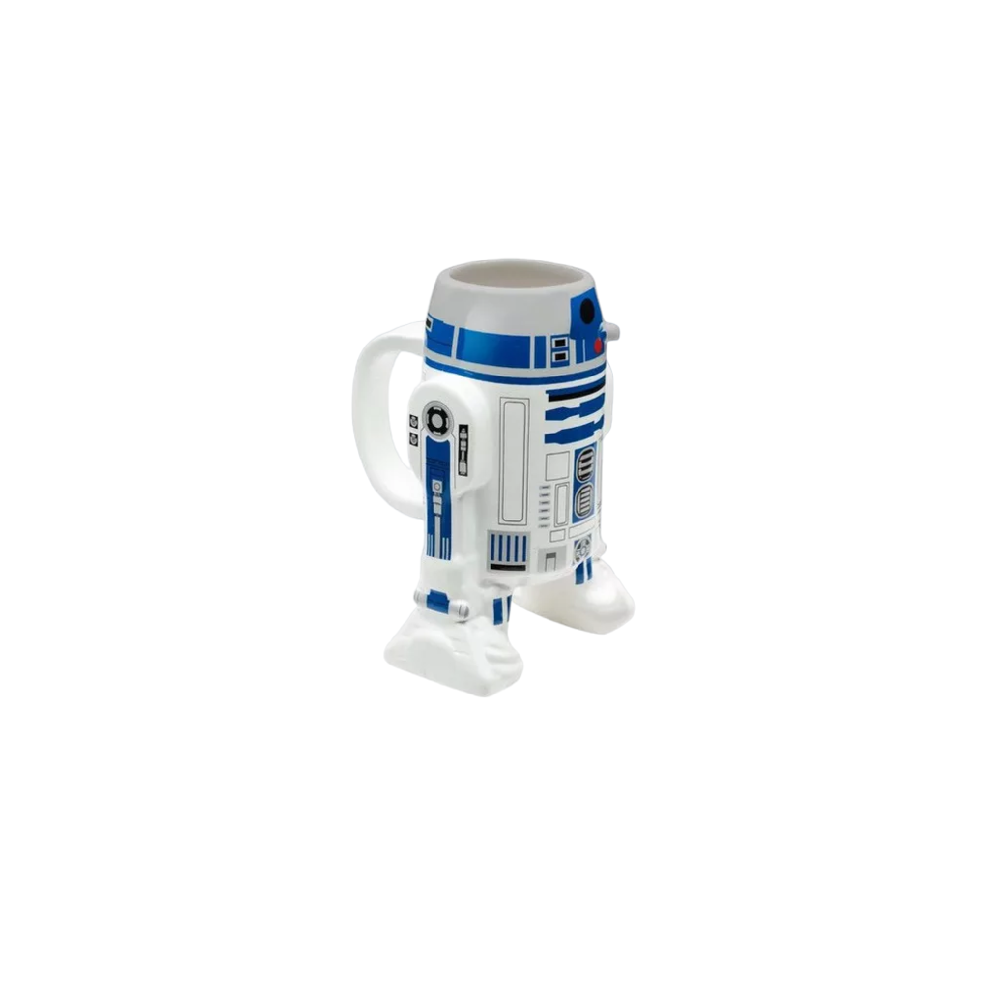 Foto 2 pulgar | Taza Star Wars R2d2 Ceramica Pintado A Mano Azul Con Blanco