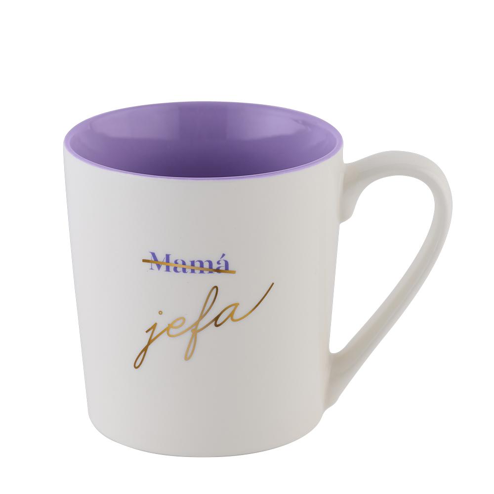 Taza LuckyLy Blanca Frase Original para Mamá 500 ml