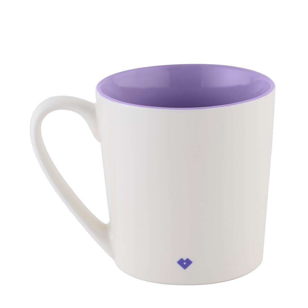 Foto 4 pulgar | Taza LuckyLy Blanca Frase Original 500 ml