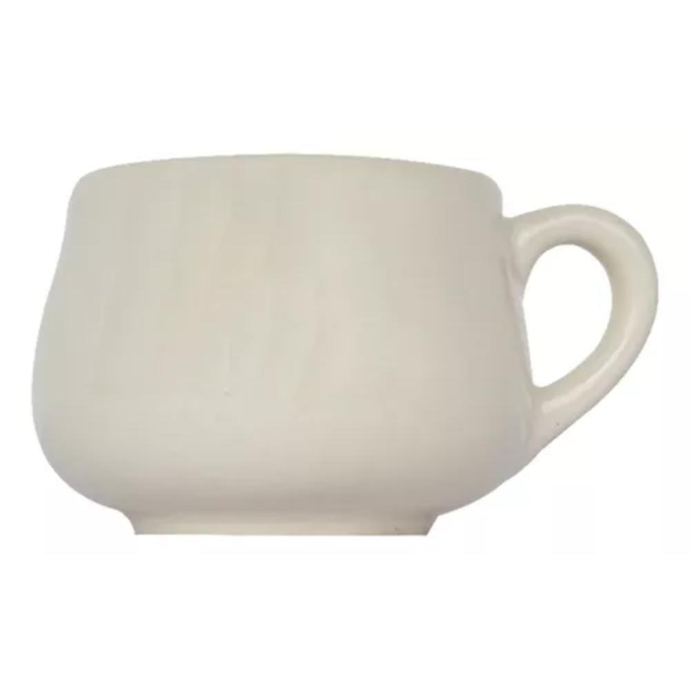 Foto 2 pulgar | Taza Cerámica Artesanal 250ml Lulu Blanca Brang