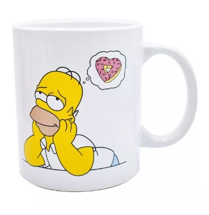 Foto 2 pulgar | Taza de Cerámica Wünd Homero Simpson 480ml