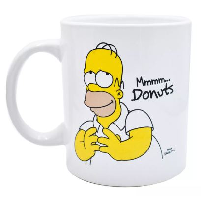 Foto 3 pulgar | Taza de Cerámica Wünd Homero Simpson 480ml