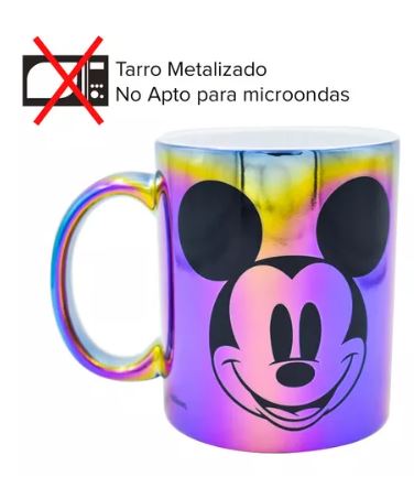 Foto 3 pulgar | Taza Wünd Mickey Mágica Iridiscente 340ml