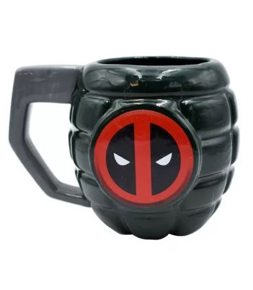 Foto 3 pulgar | Taza de Cerámica 3d Wünd Deadpool 354ml