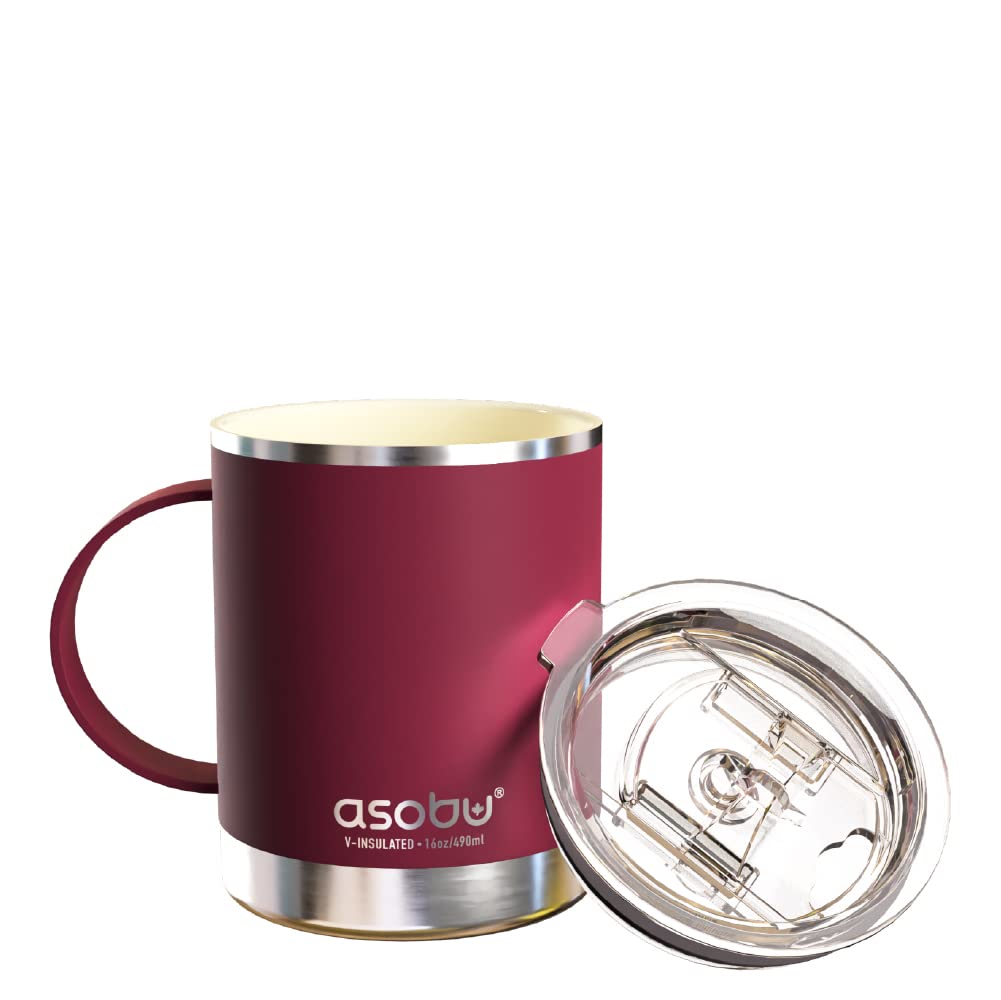 Taza De Café Asobu Ultimate De Acero Inoxidable Con Aislamiento De 350 Ml - Venta Internacional.