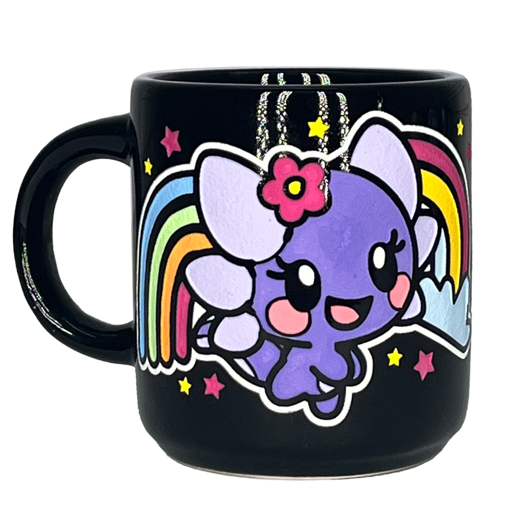 Taza De Café Relieve Cerámica Ajolote Xoli Sashoo Axolotl