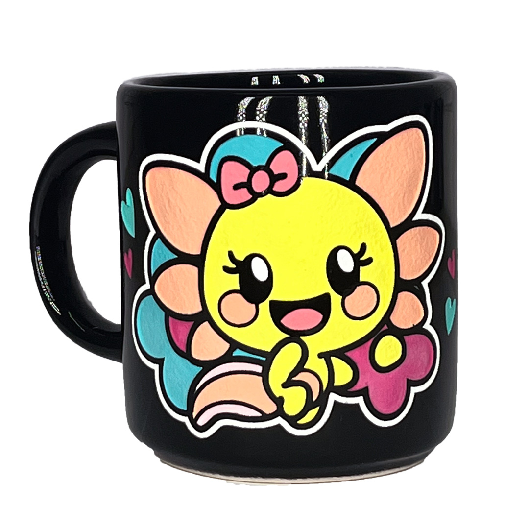 Taza De Café Relieve Cerámica Ajolote Xoli Sashoo Axolotl