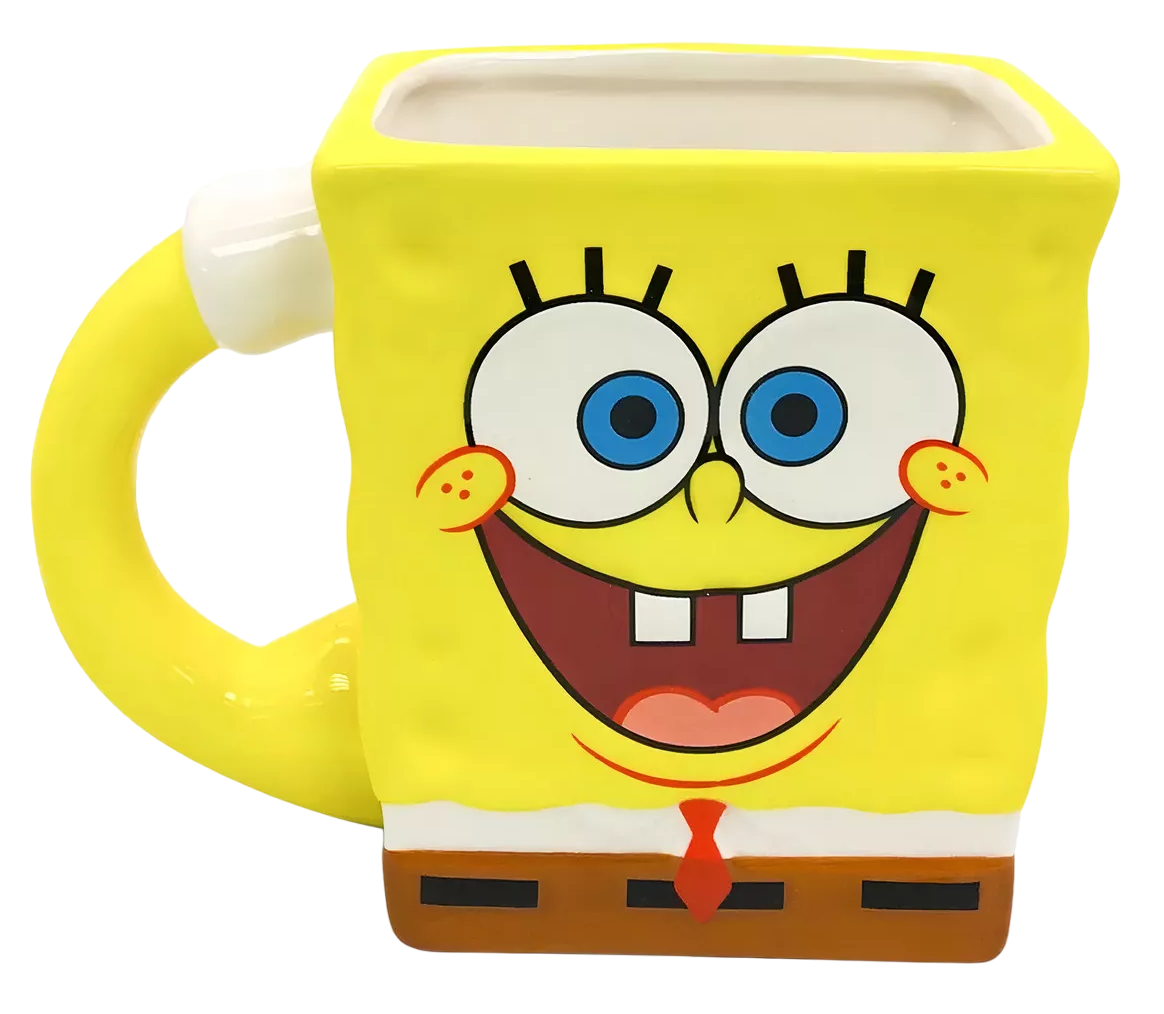 Foto 2 pulgar | Taza Limited Edition Taza 3d Bob Esponja Amarillo