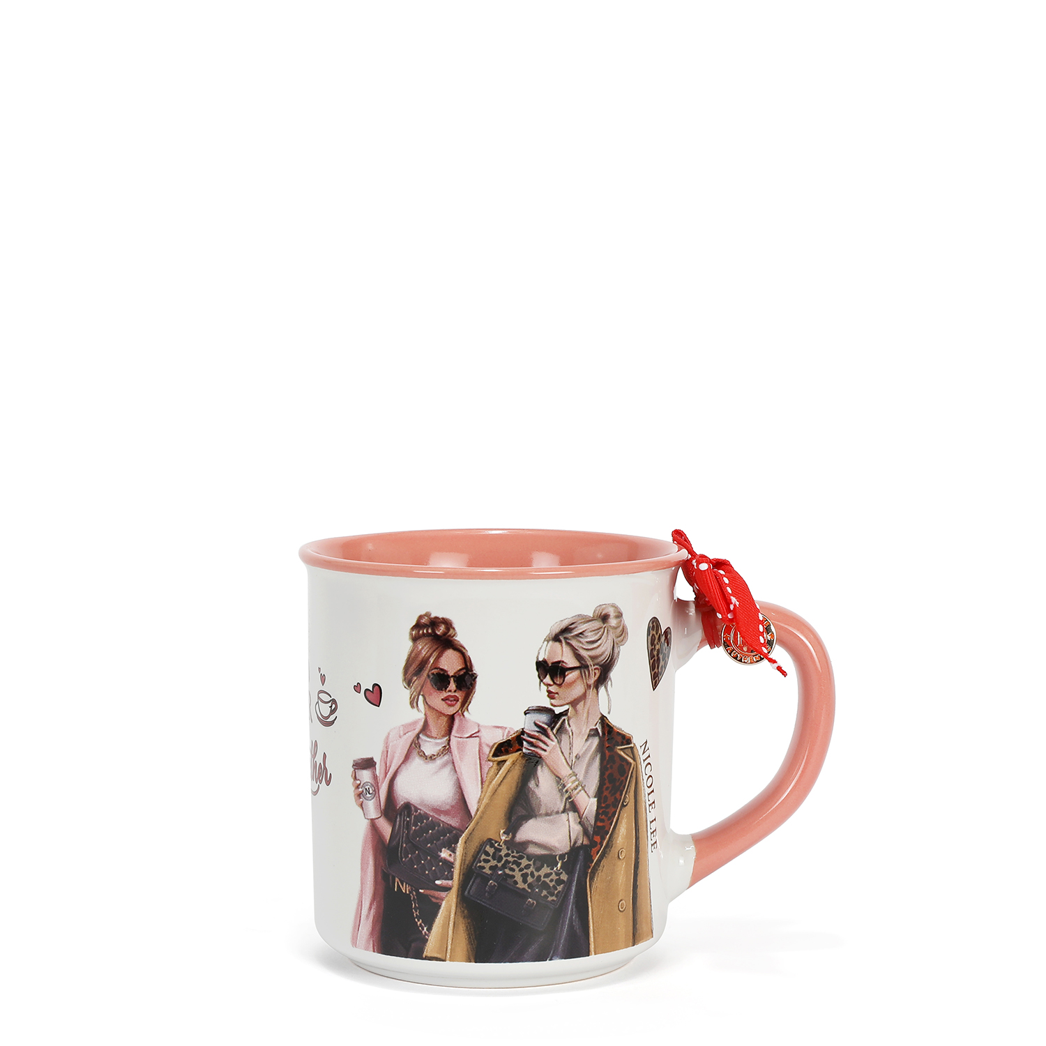 Taza Nicole Lee De Cerámica C/moño Print Ladies Night