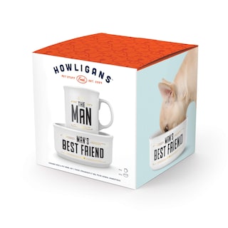 Foto 4 | Juego De Tazas Y Cuencos Para Perros Genuine Fred Howligans Best Friend - Venta Internacional.