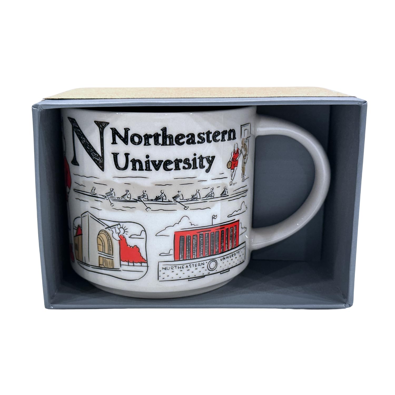 Foto 4 pulgar | Taza De Café Starbucks Been There Series Northeastern 400 Ml - Venta Internacional.