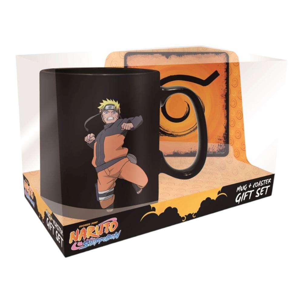 Abystyle Set Taza Y Portavasos Naruto