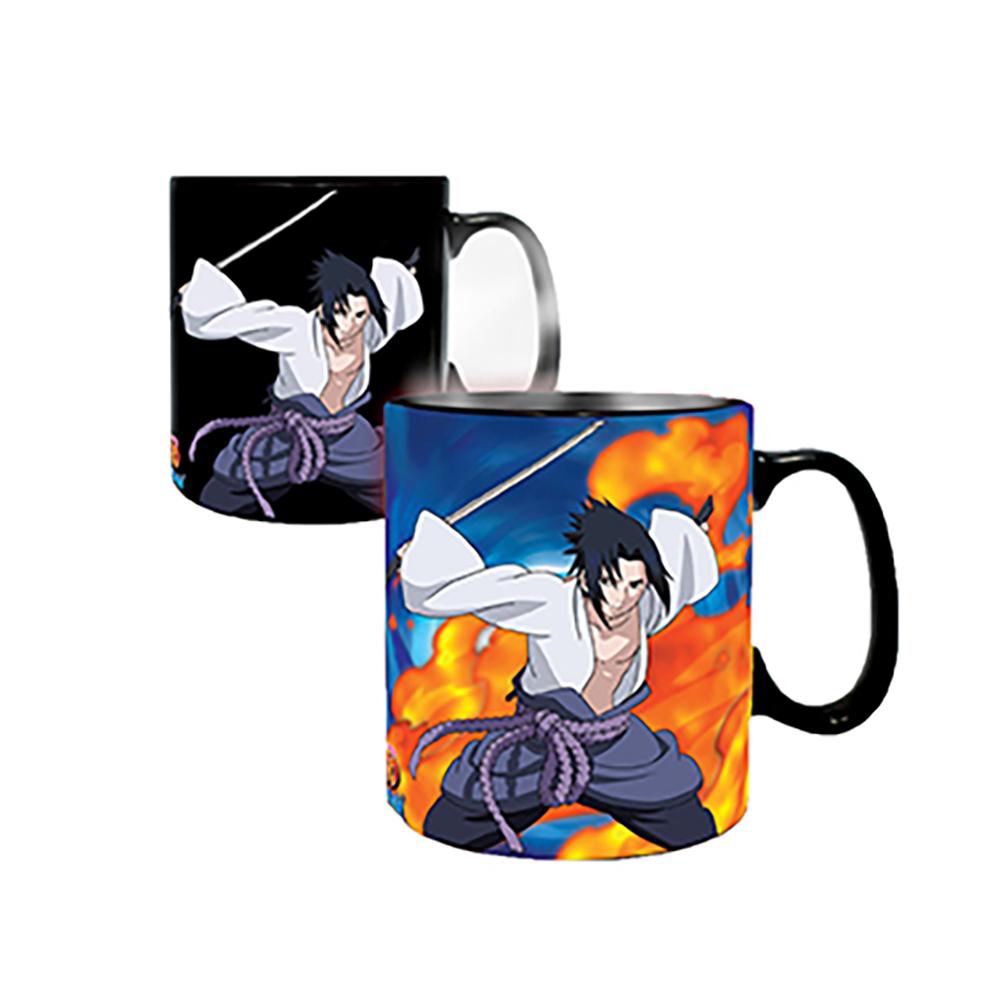 Foto 2 pulgar | Abystyle Set Taza Térmica Sasuke Uchiha Naruto