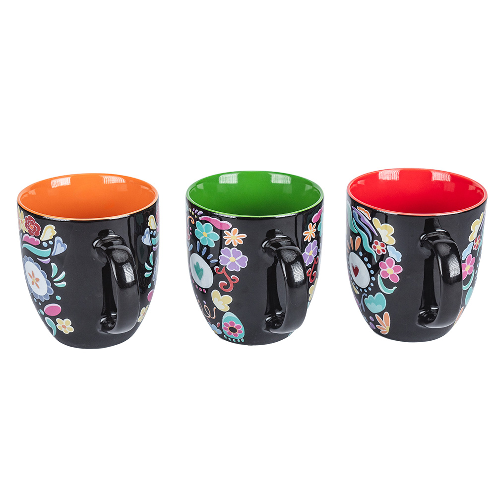 Foto 4 pulgar | Juego De Tazas Porcelana Crown Baccara Calacamug 4 Piezas De 390 Ml