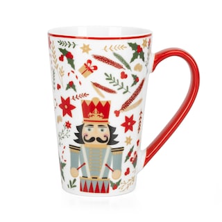 Foto 4 | Tazas Navideñas De Porcelana Crown Baccara Nut 4 Piezas De 500 Ml