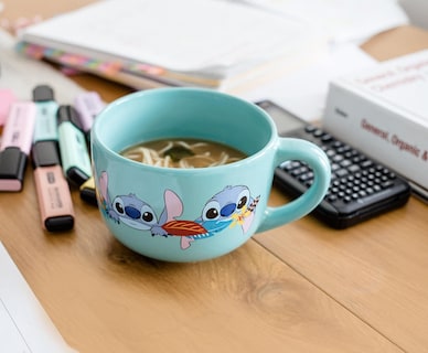 Foto 4 | Taza De Sopa Silver Buffalo Lilo And Stitch Aloha De 700 Ml Con Tapa - Venta Internacional.