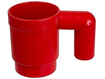 Foto 2 pulgar | Taza Lego Upscaled, De Plástico Rojo, Apilable, 10 Veces, Tamaño Normal - Venta Internacional.