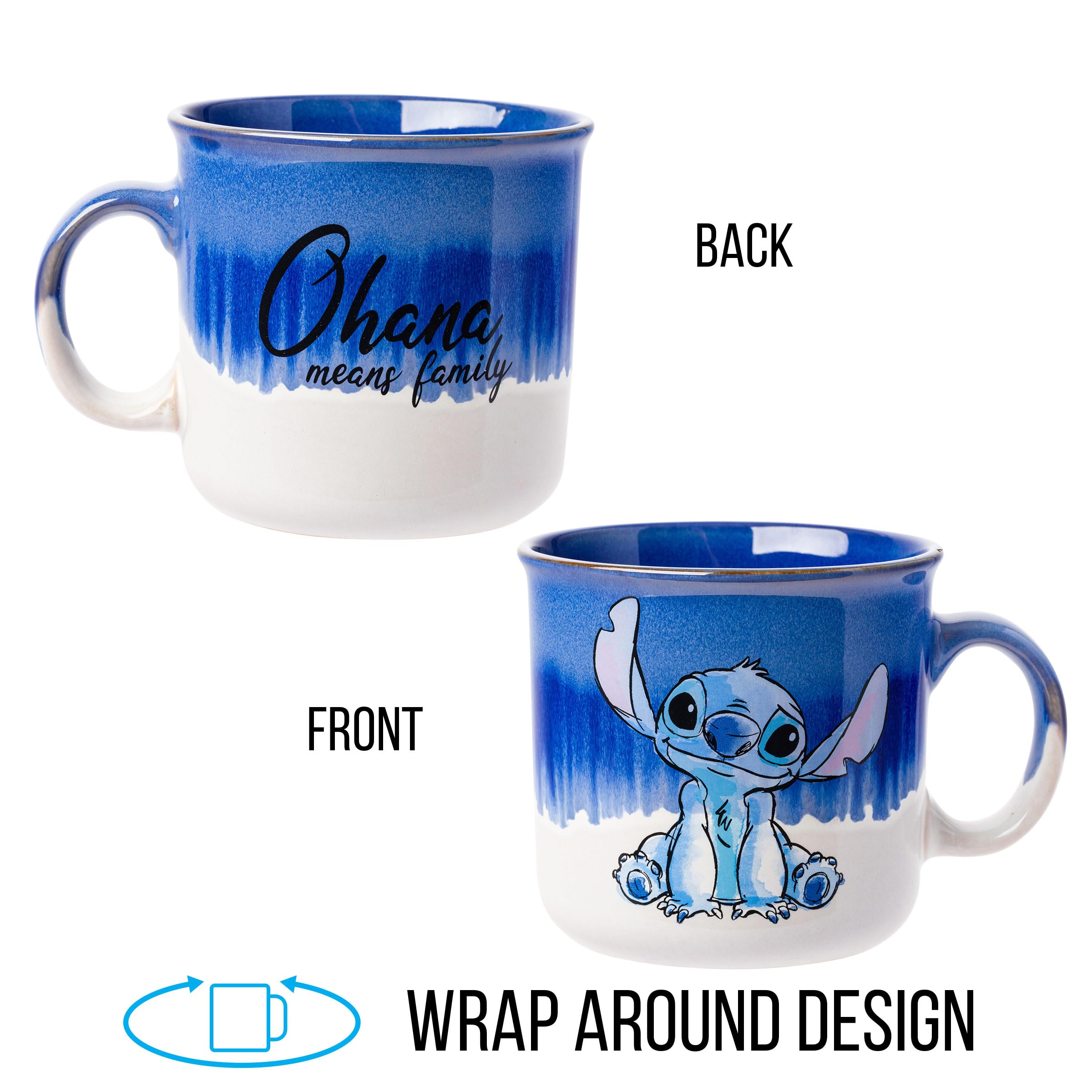 Foto 4 pulgar | Taza Camper Silver Buffalo Disney Lilo And Stitch, 600 Ml - Venta Internacional.