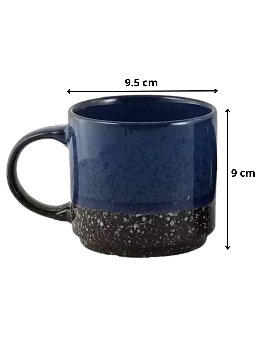 Foto 4 pulgar | Set Tazas De Cerámica Apilables Multicolor 4pz 414 Ml C/base