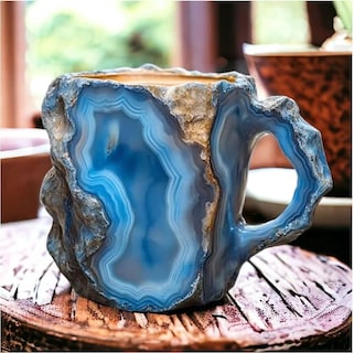 Foto 2 | Taza De Café Mineral Crystal 325 Ml Con Cuchara Multicolor 2025 - Venta Internacional.