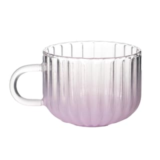 Foto 2 | Set De 4 Tazas De Cristal - Color Rosa