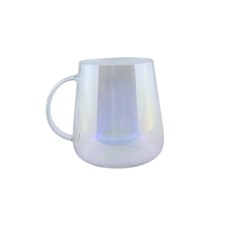 Foto 2 | Set De 4 Tazas Electrochapadas Arcoíris/tornasol 350 ml