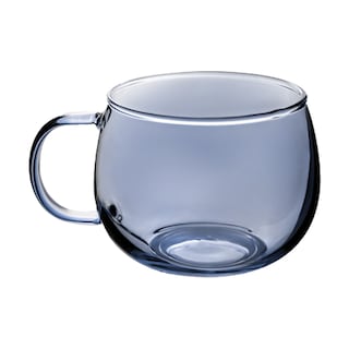 Foto 2 | Set De 6 Tazas De Cristal Tornasol Gris 530 Ml
