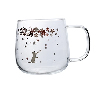 Foto 2 | Set De 6 Tazas De Cristal Transparente - Gatito