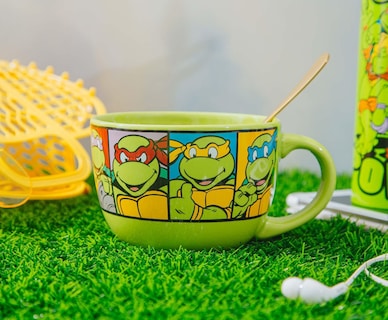 Foto 4 | Taza De Sopa Silver Buffalo Teenage Mutant Ninja Turtles 710 Ml - Venta Internacional.