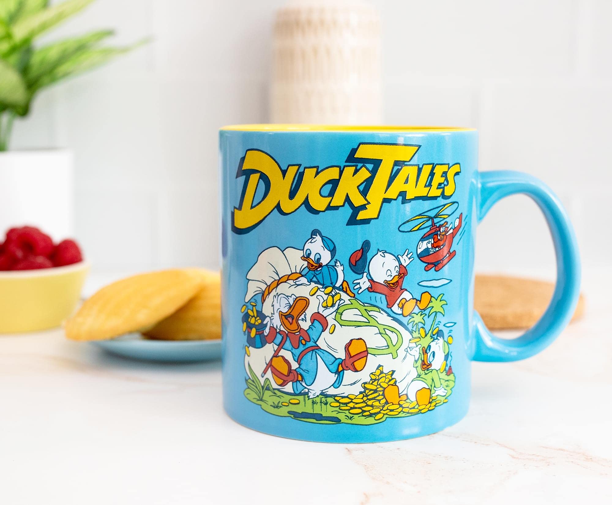 Foto 5 pulgar | Taza De Cerámica Disney Ducktales Con Forma De Bolsa, 600 Ml, Scrooge Mcduck - Venta Internacional.