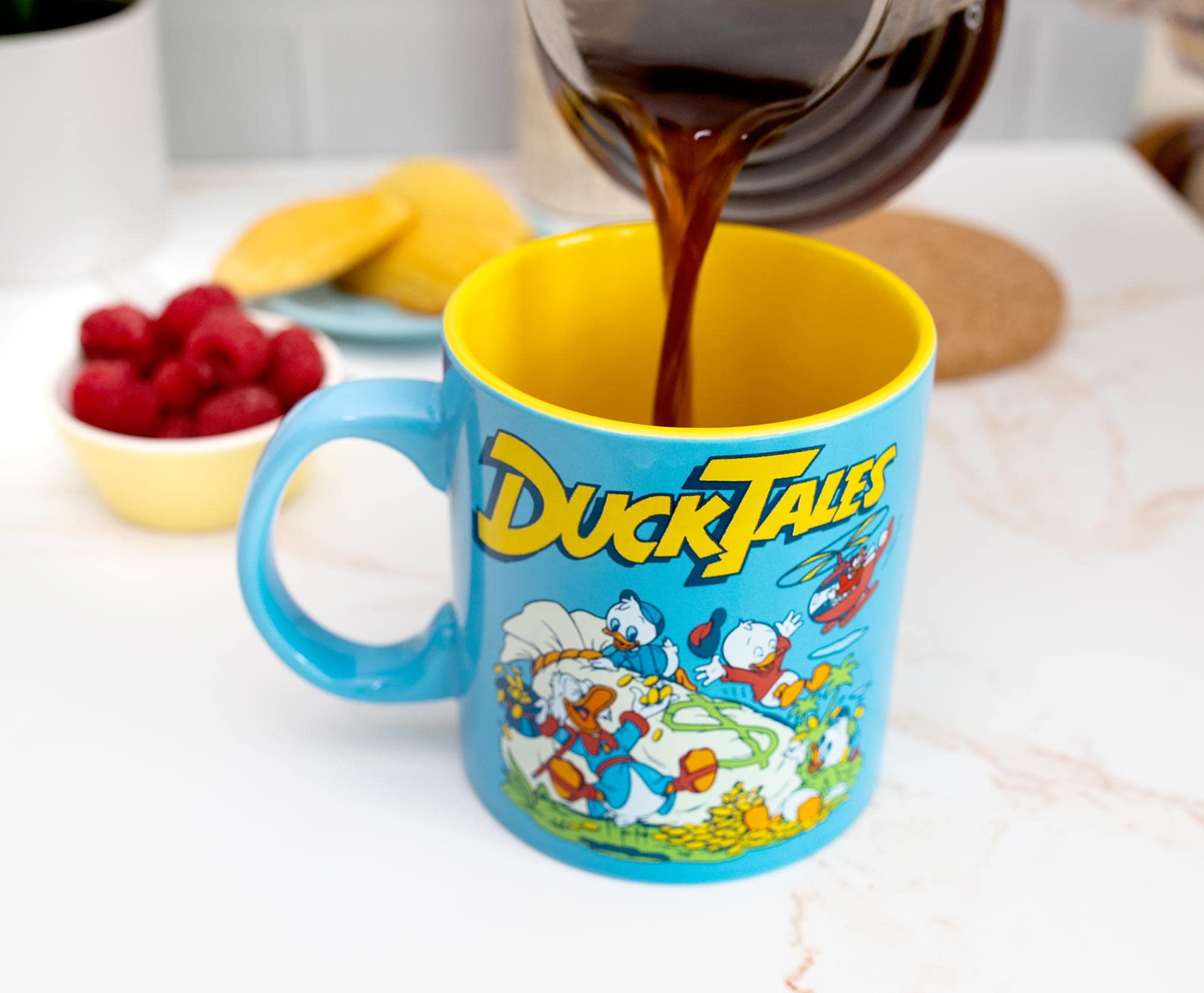 Foto 6 pulgar | Taza De Cerámica Disney Ducktales Con Forma De Bolsa, 600 Ml, Scrooge Mcduck - Venta Internacional.