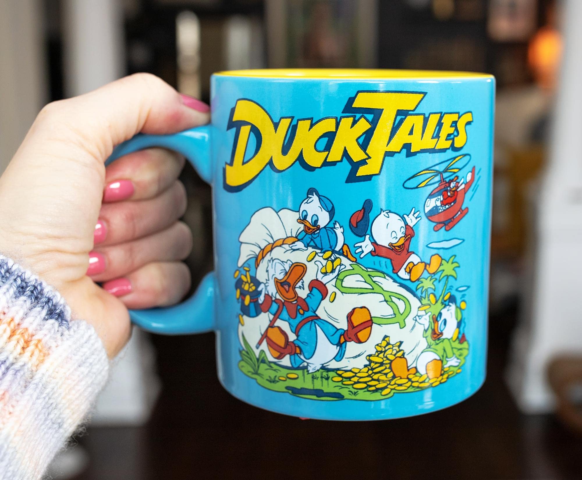Foto 7 pulgar | Taza De Cerámica Disney Ducktales Con Forma De Bolsa, 600 Ml, Scrooge Mcduck - Venta Internacional.