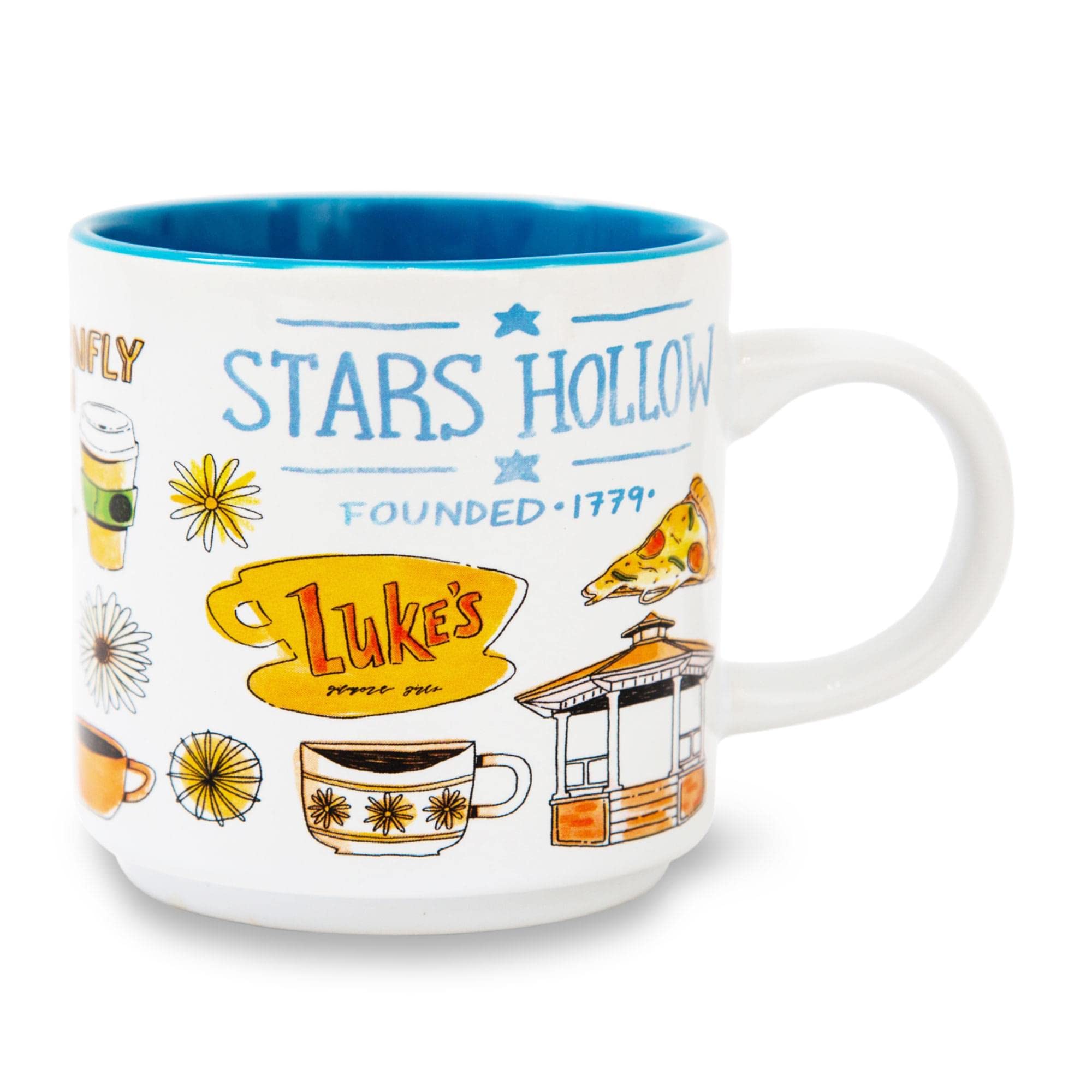 Foto 5 pulgar | Taza Plateada Buffalo Gilmore Girls Stars Hollow, 380 Ml - Venta Internacional.