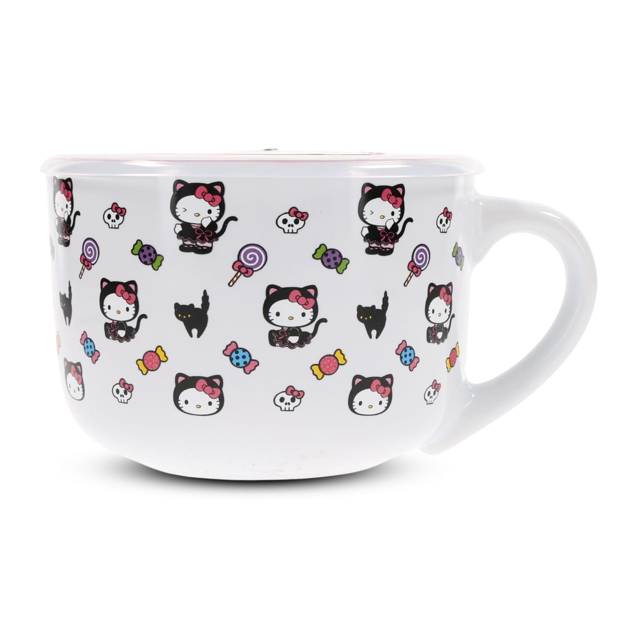 Foto 1 | Taza De Sopa Silver Buffalo Sanrio Hello Kitty Black Cat 700 Ml - Venta Internacional.