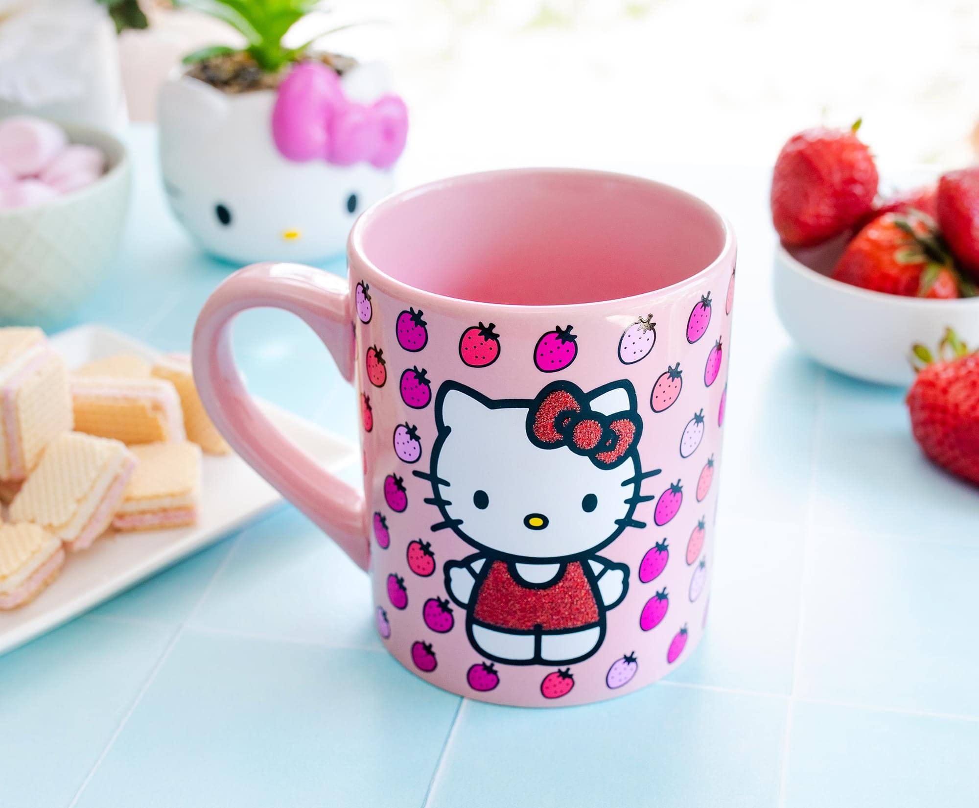 Foto 5 pulgar | Taza De Café Silver Buffalo Sanrio Hello Kitty 414 Ml De Cerámica - Venta Internacional.