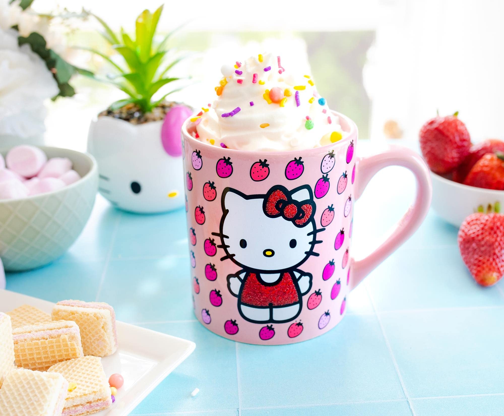 Foto 7 pulgar | Taza De Café Silver Buffalo Sanrio Hello Kitty 414 Ml De Cerámica - Venta Internacional.