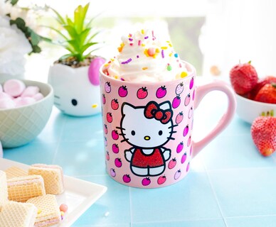 Foto 6 | Taza De Café Silver Buffalo Sanrio Hello Kitty 414 Ml De Cerámica - Venta Internacional.