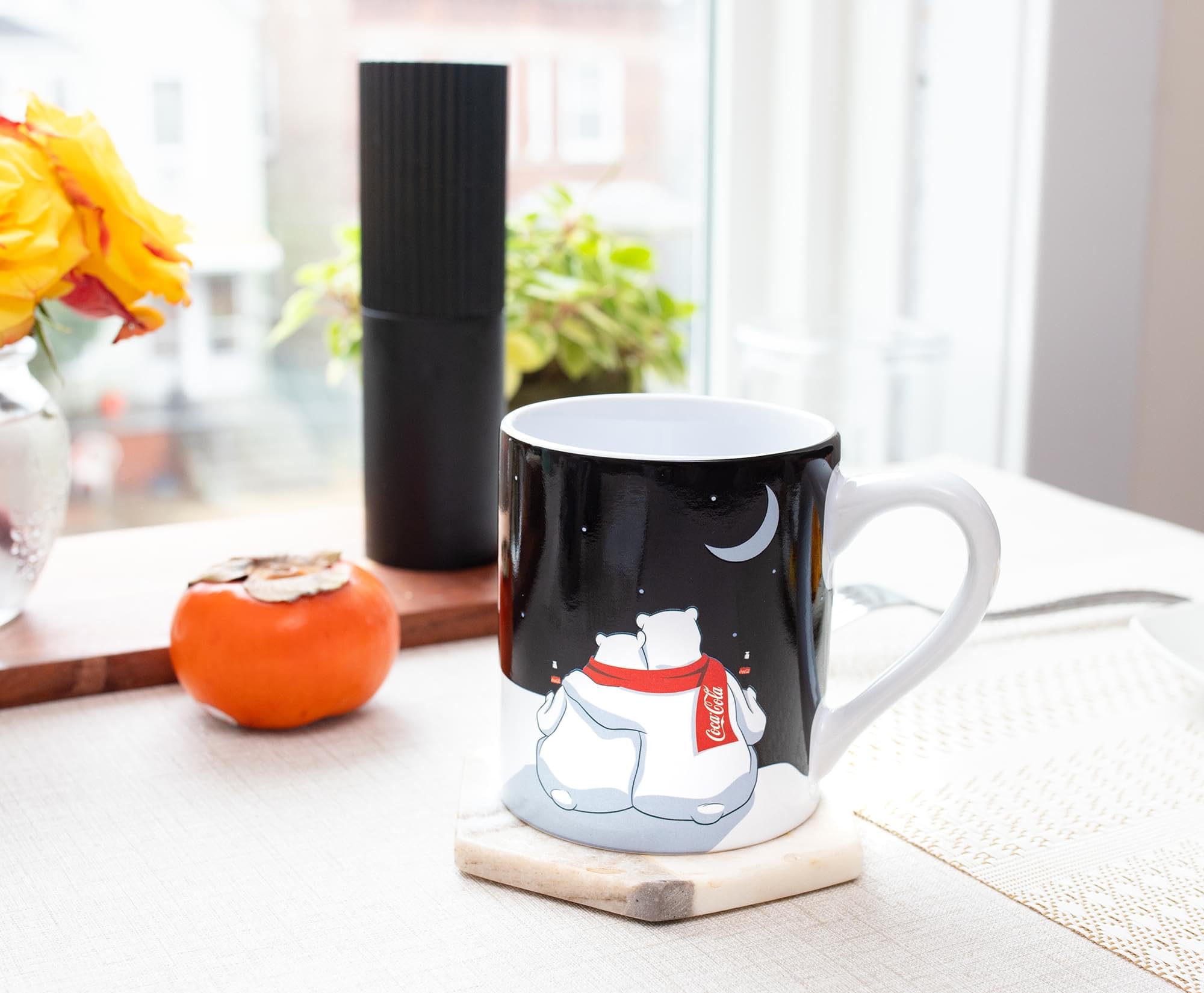 Foto 5 pulgar | Taza Silver Buffalo Coca-cola Holiday Polar Bears 414 Ml - Venta Internacional.