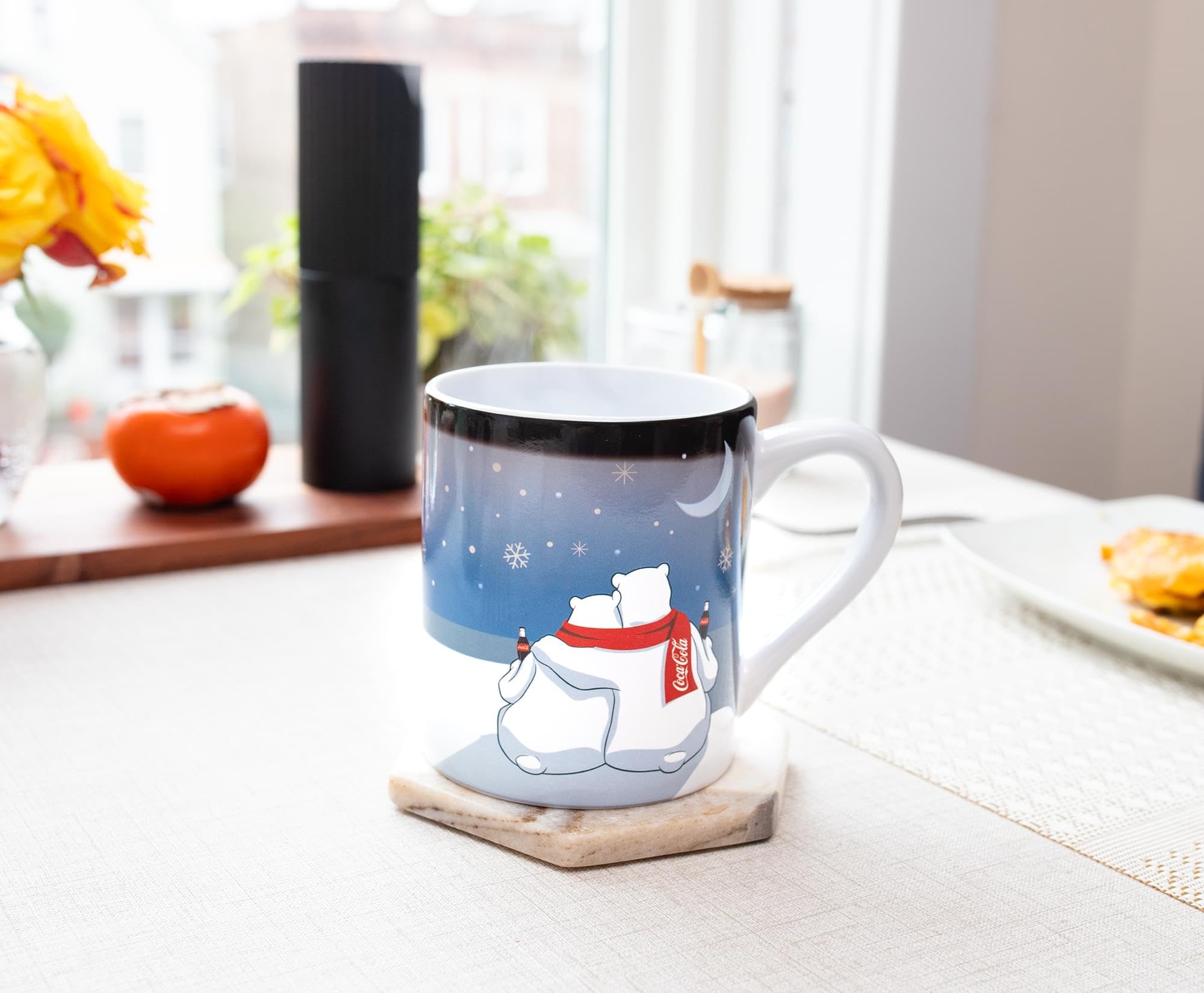 Foto 8 pulgar | Taza Silver Buffalo Coca-cola Holiday Polar Bears 414 Ml - Venta Internacional.