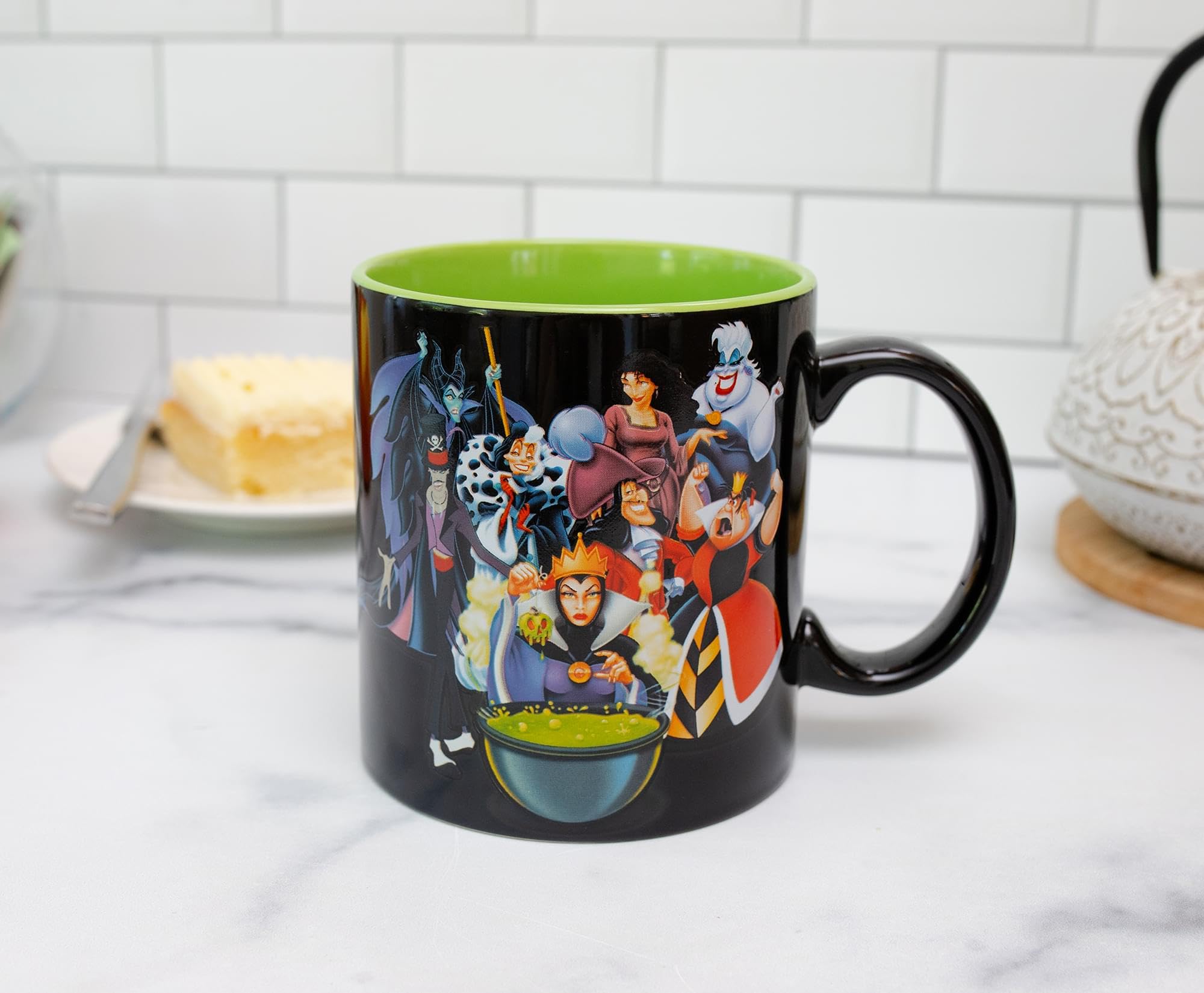 Foto 5 pulgar | Taza De Cerámica Plateada Buffalo Disney Villains Group, 600 Ml - Venta Internacional.