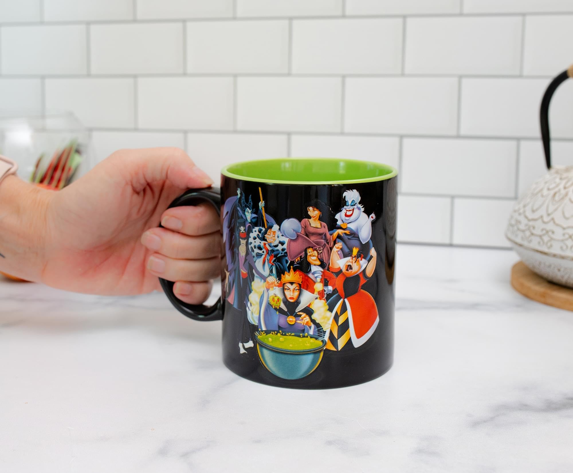 Foto 6 pulgar | Taza De Cerámica Plateada Buffalo Disney Villains Group, 600 Ml - Venta Internacional.