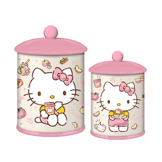 Foto 1 | Bidón De Cerámica Plateado Buffalo Hello Kitty Pink 20 Cm - Venta Internacional.