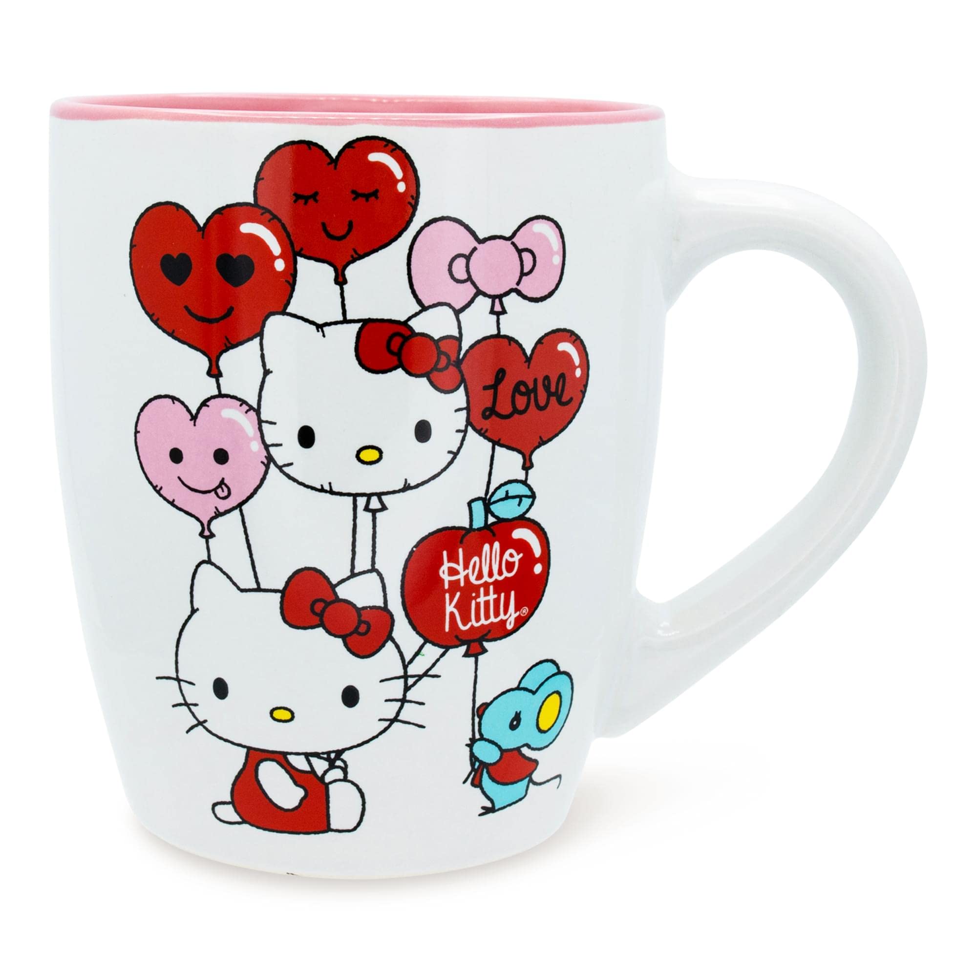 Foto 2 | Taza De Café Con Forma De Globo Plateado Con Forma De Corazón Buffalo Sanrio Hello Kitty, 750 Ml - Venta Internacional.