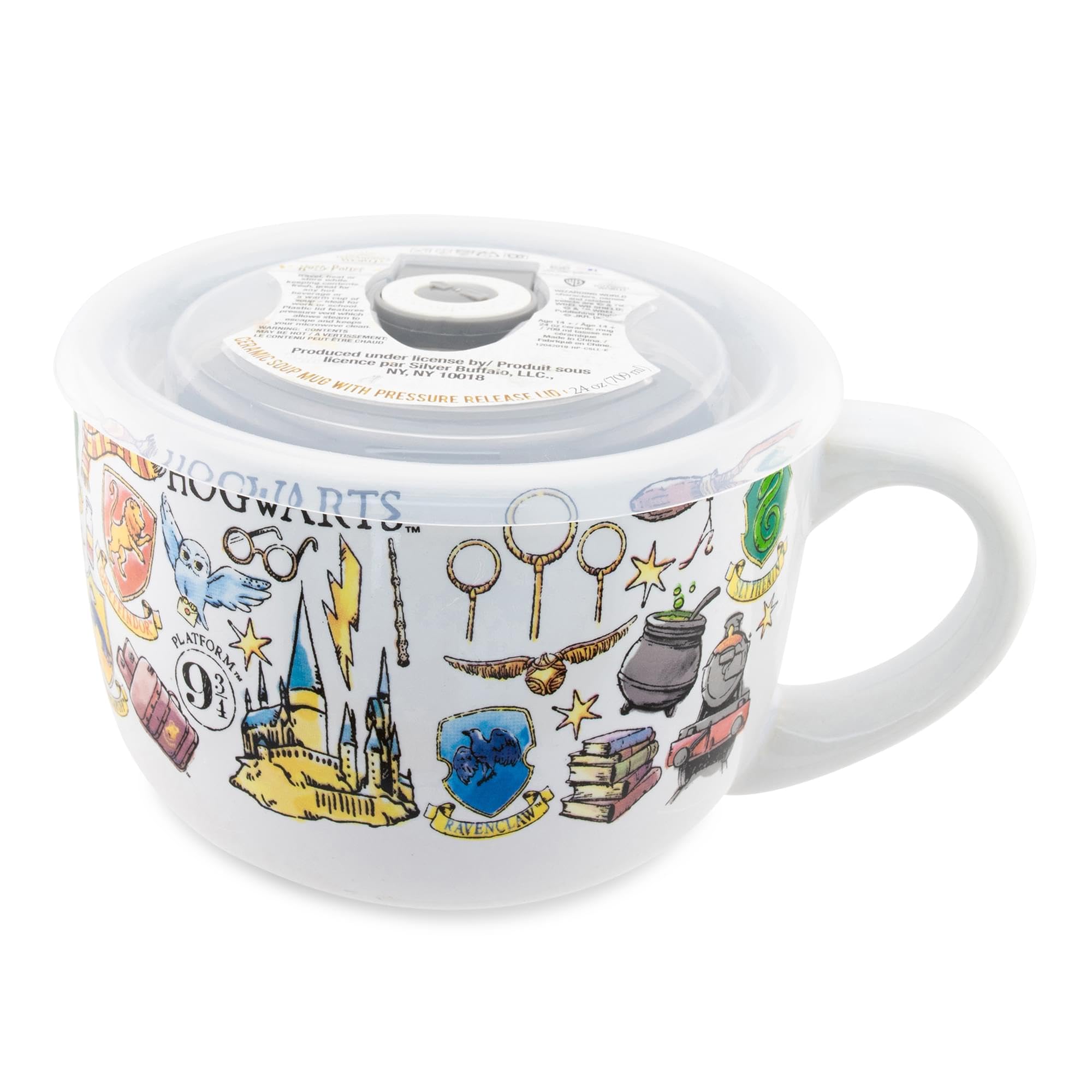 Foto 1 | Taza Para Sopa Harry Potter Hogwarts Destination, 700 Ml - Venta Internacional.