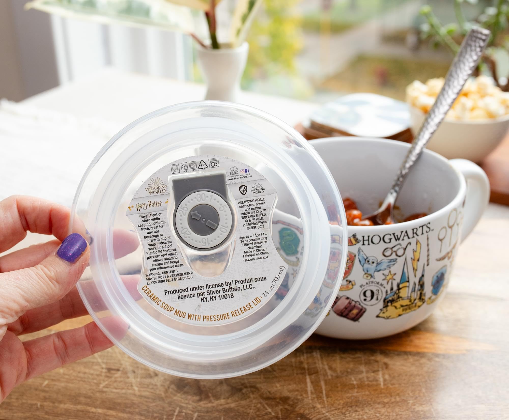 Foto 6 | Taza Para Sopa Harry Potter Hogwarts Destination, 700 Ml - Venta Internacional.