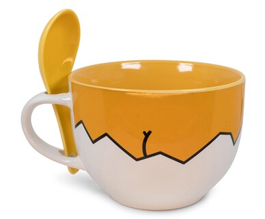 Foto 3 | Taza De Sopa De Cerámica Silver Buffalo Gudetama Dangerous 710 Ml - Venta Internacional.